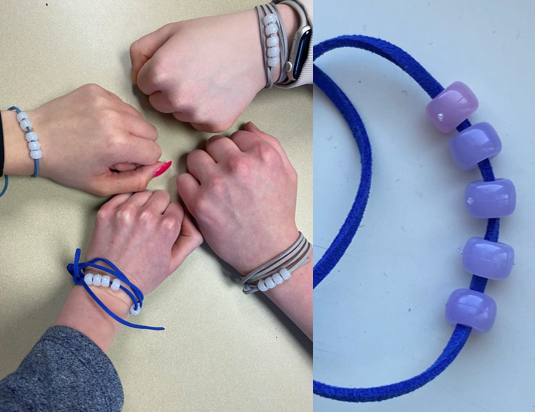 2024 Members: UV bracelet making